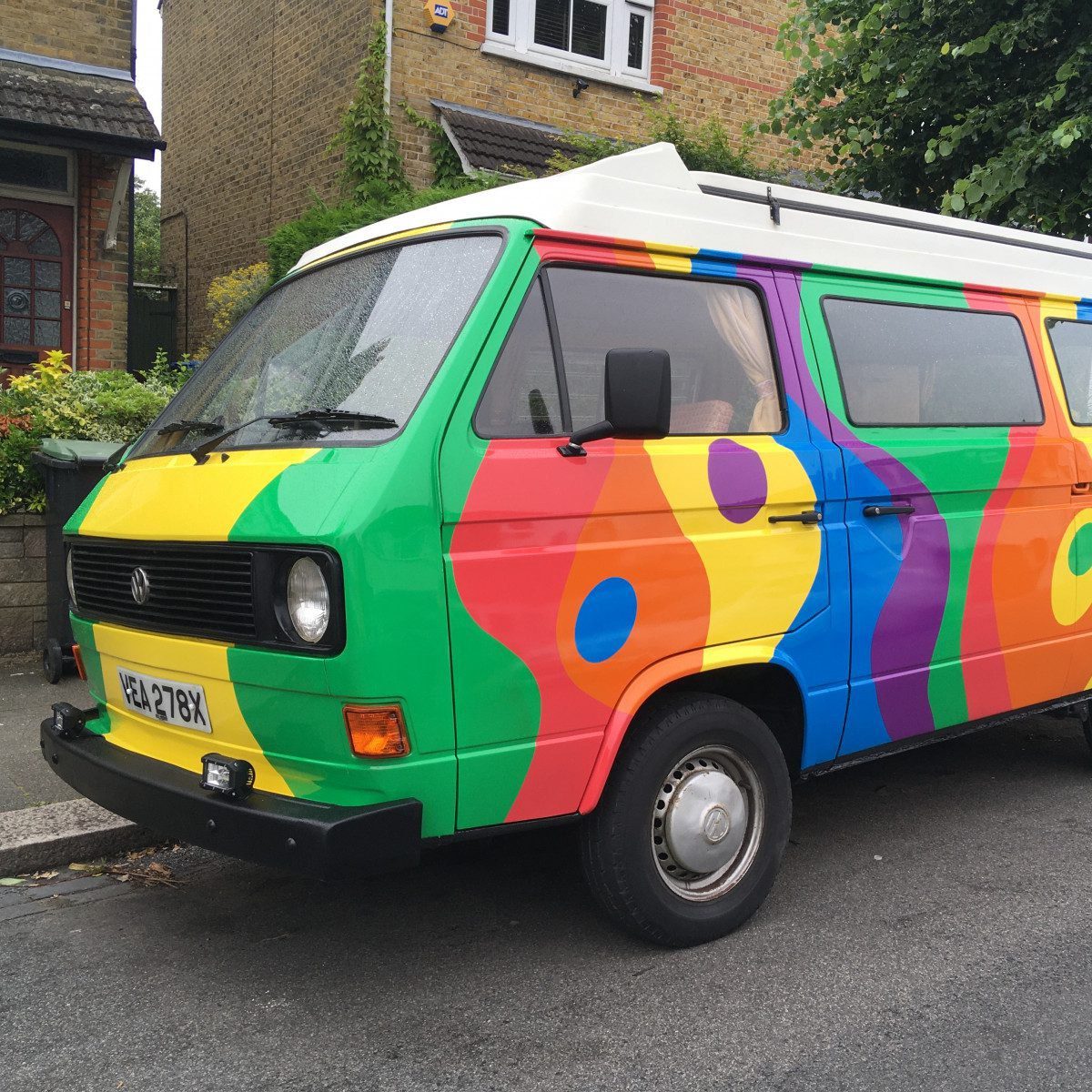Psychedelic Campervan