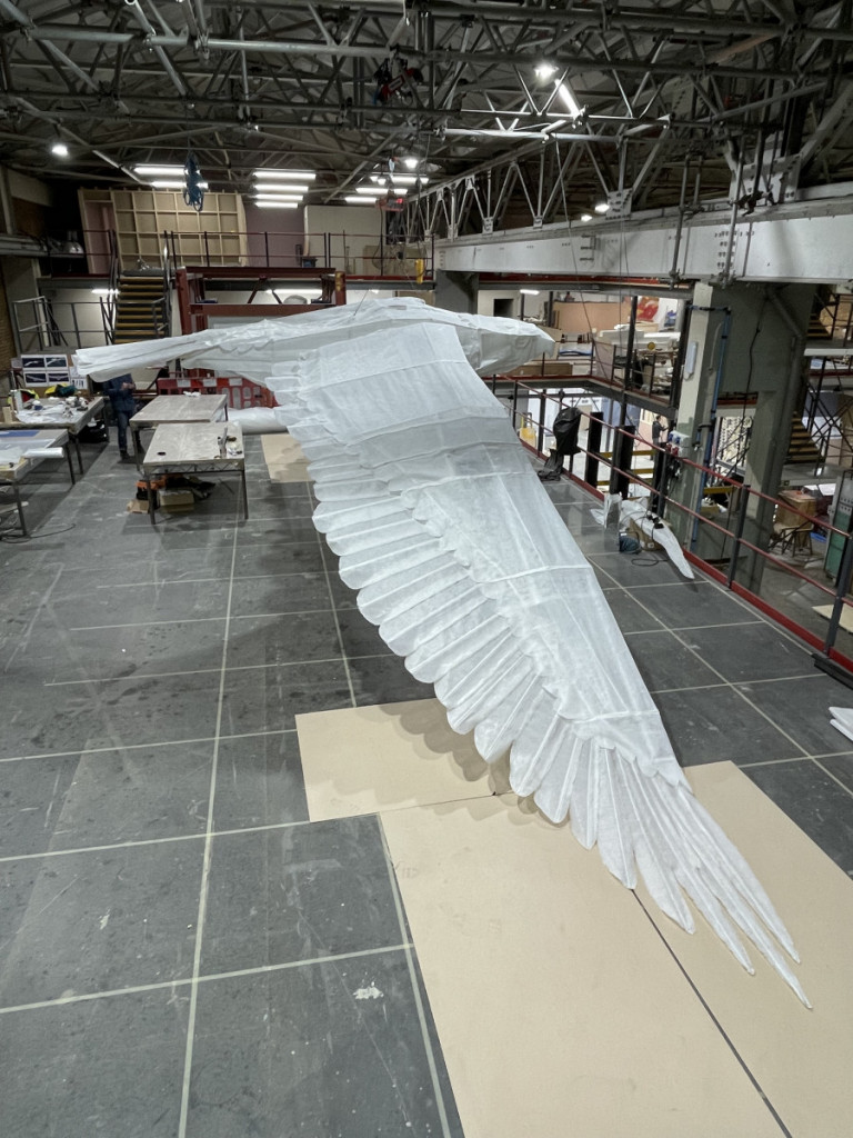 15 metre wingspan fabric hawk to celebrate 50 years of the UAE for MDM Props